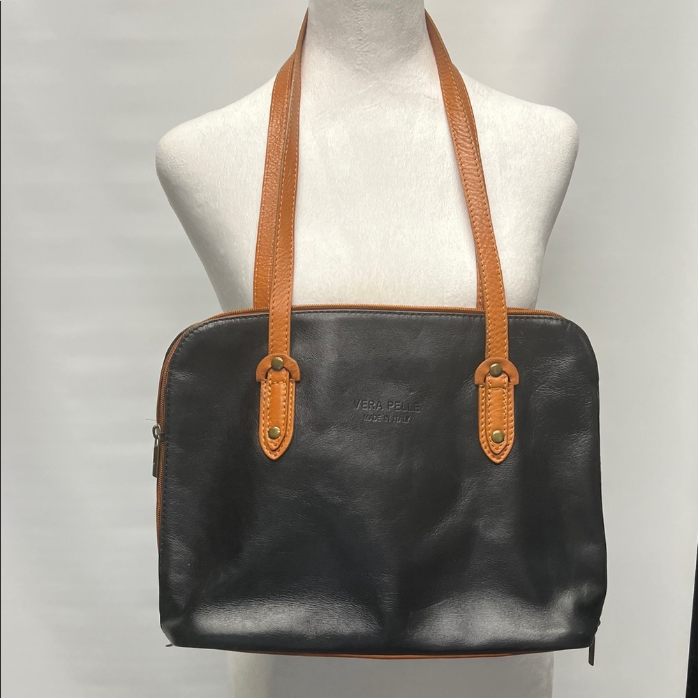 Vera Pelle genuine leather made in Italy bag